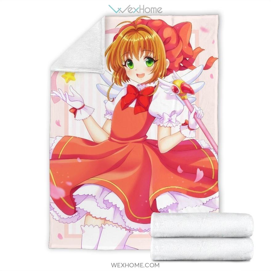 Cute Sakura Art Design Premium Blanket