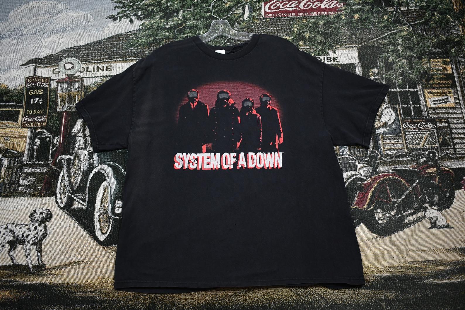 System Of A Down / Vintage T-Shirt / Band Tee Graphic / 80S / 90S / Streetwear Fashion / Retro Style / Metal Music Promo