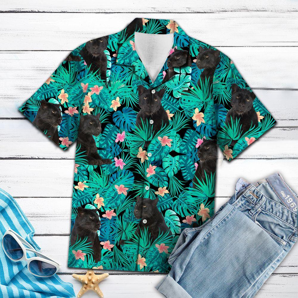 Panther Tropical Hawaii Shirt For Hawaii Aloha Ha110211