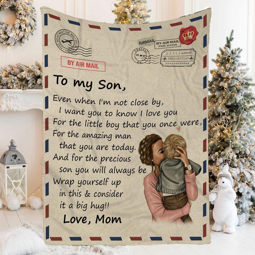 Amazing Man Precious Son – Gift For Son  Home Decor Gift For Family – Sherpa Blanket Fleece Blanketx