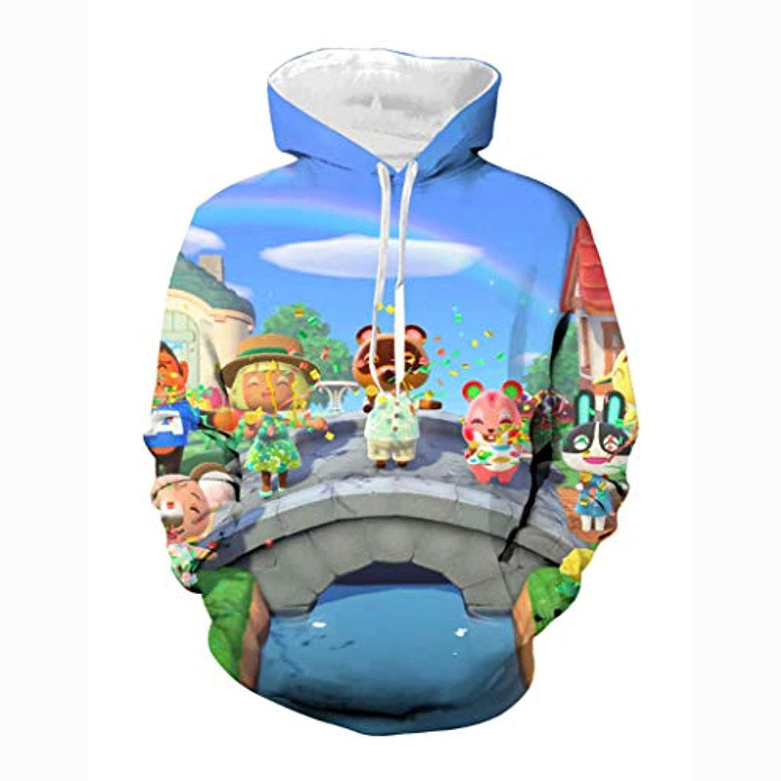 Animal Crossing Hoodies – Unisex Novelty 3D Hooded Pullover Sweatshirt With Pockets