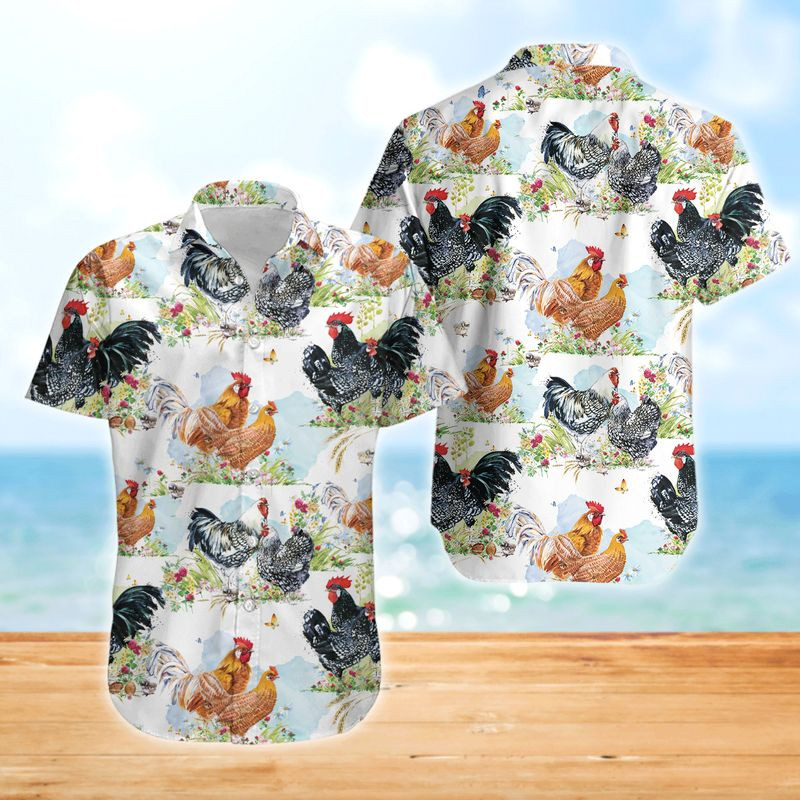 Chicken Hawaii Shirt Unisex Adult Ha32030