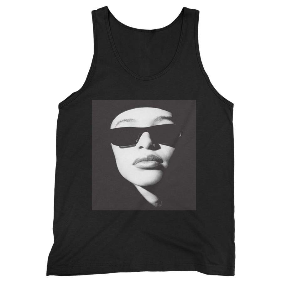 Aaliyah Face Glasses Man’s Tank Top