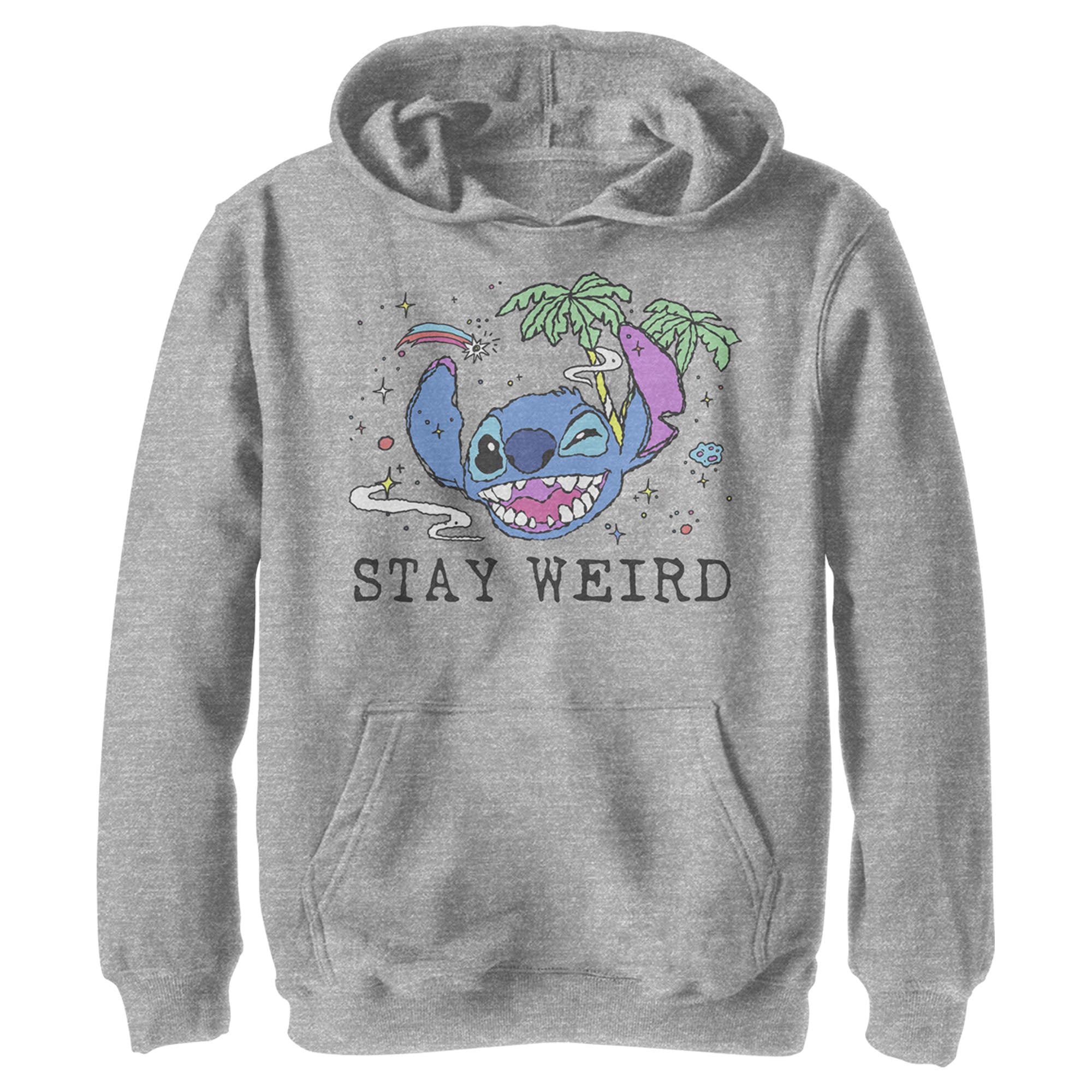 Boy’S Lilo & Stitch Stay Weird Pull Over Hoodie