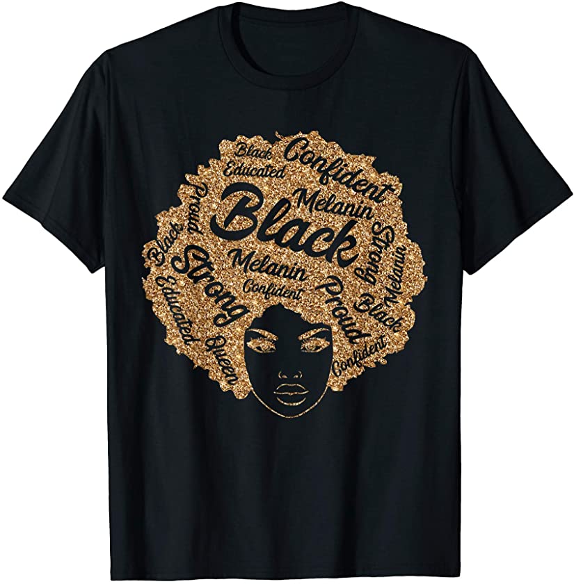 African American Educated Strong Black Woman Queen T-Shirt