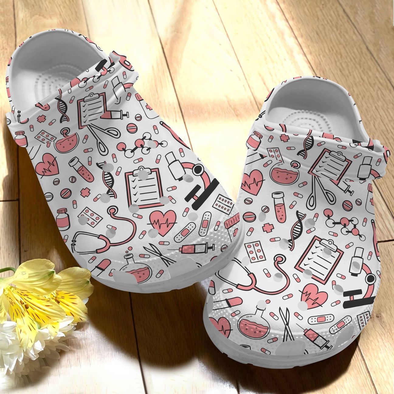 Nurse Personalize Clog, Custom Name, Text, Fashion Style For Women, Men, Kid, Print 3D Nursing Kit