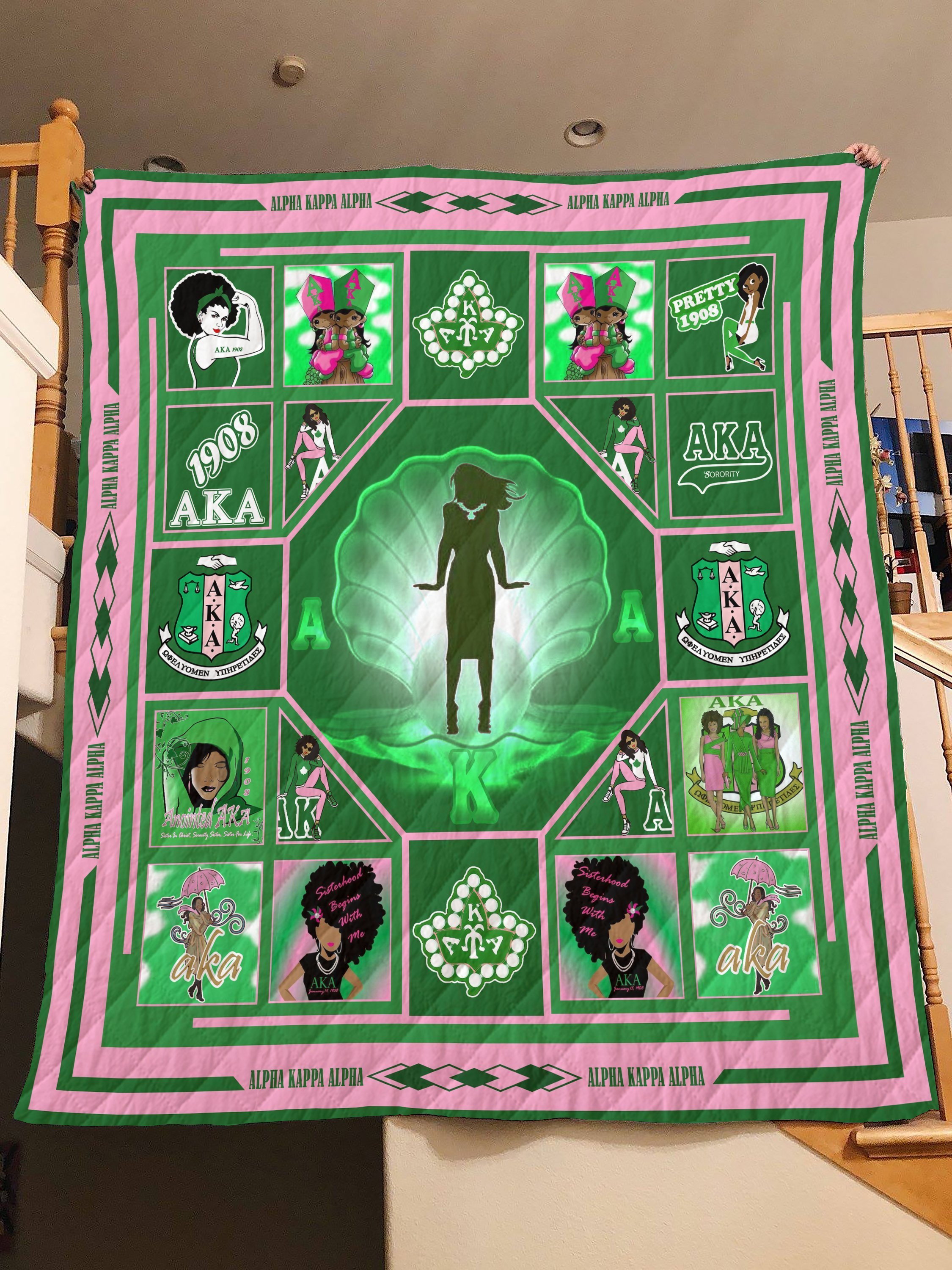 Alpha Kappa Alpha Quilt