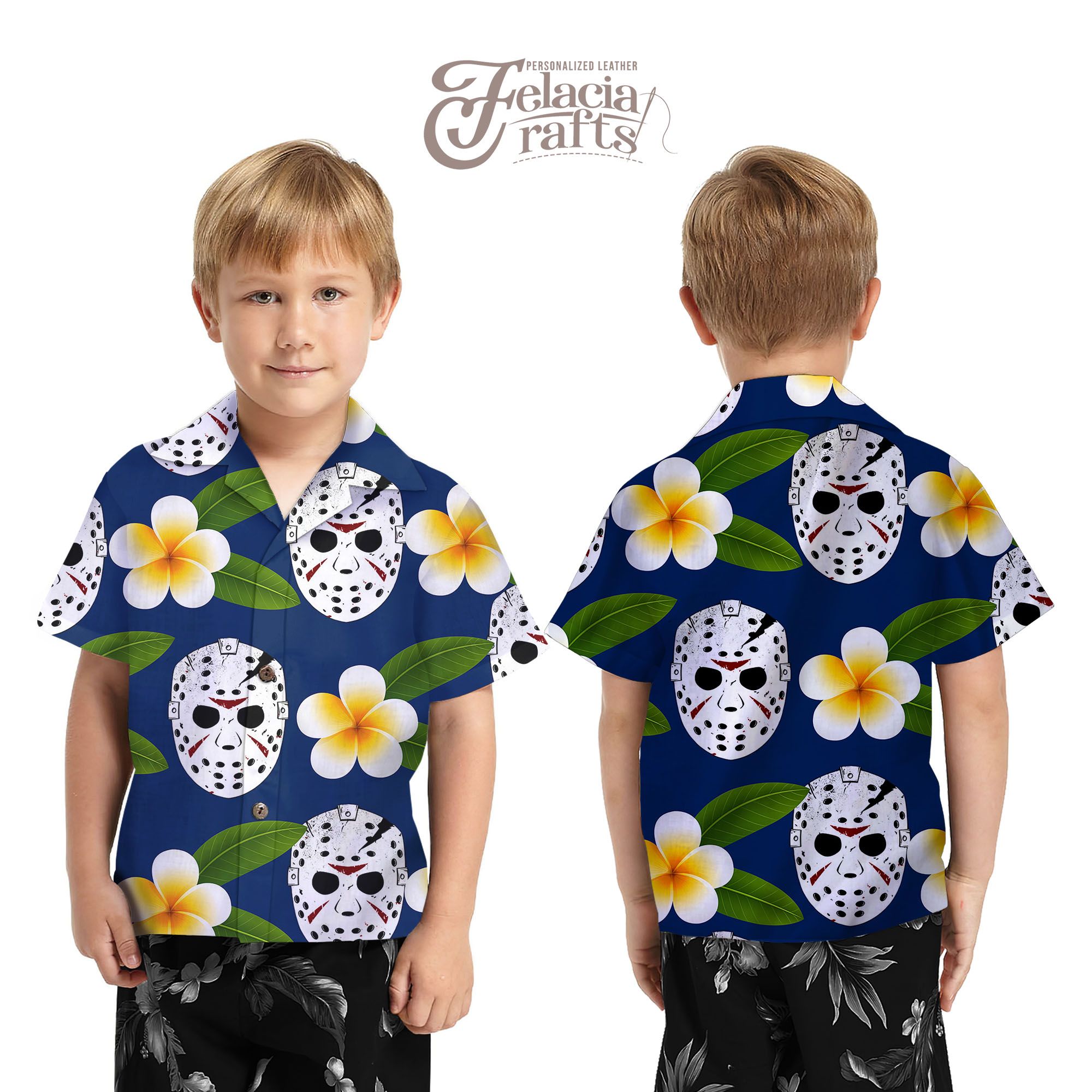 Felacia Shirt Jackson Voorhees Horror Hawaiian Ha82548