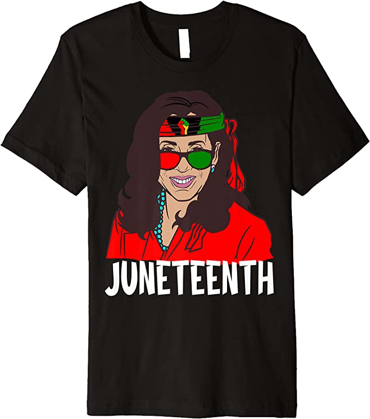 Juneteenth Kamala Harris Black History Afrocentric Apparel Premium T-Shirt