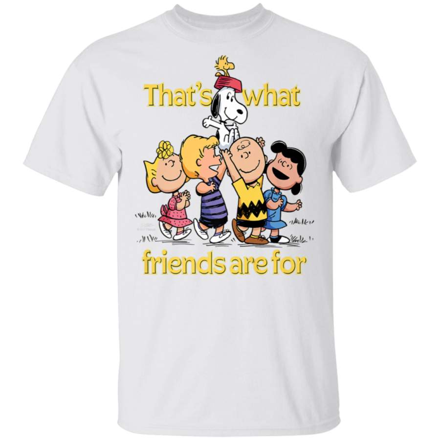 Peanuts Gang Thats What Friends Are For T-Shirt