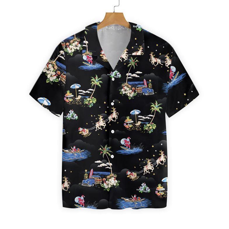 Merry Christmas Santa Claus All Over Printed Hawaiian Shirt Ha11270