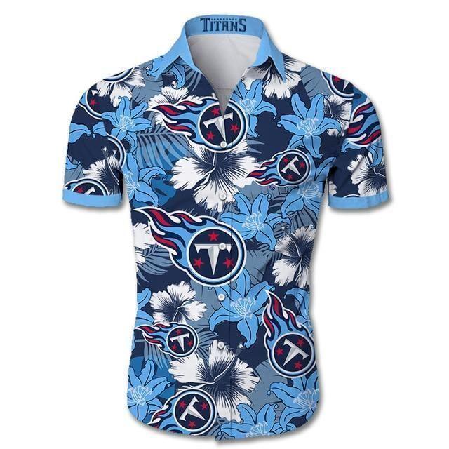 Beach Shirt Football Fans Shirt Tennessee Titans Hawaiian Shirt