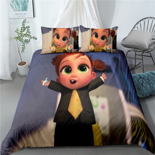 The Boss Baby 13 Duvet Cover Pillowcase Home Decor 3D Bedding Set 1216