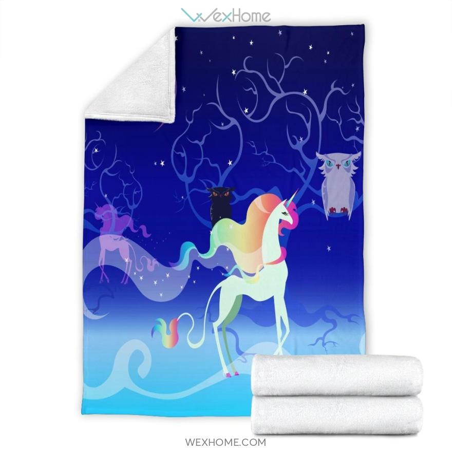 Unicorn Dream Art Print Premium Blanket Unique Design W1202