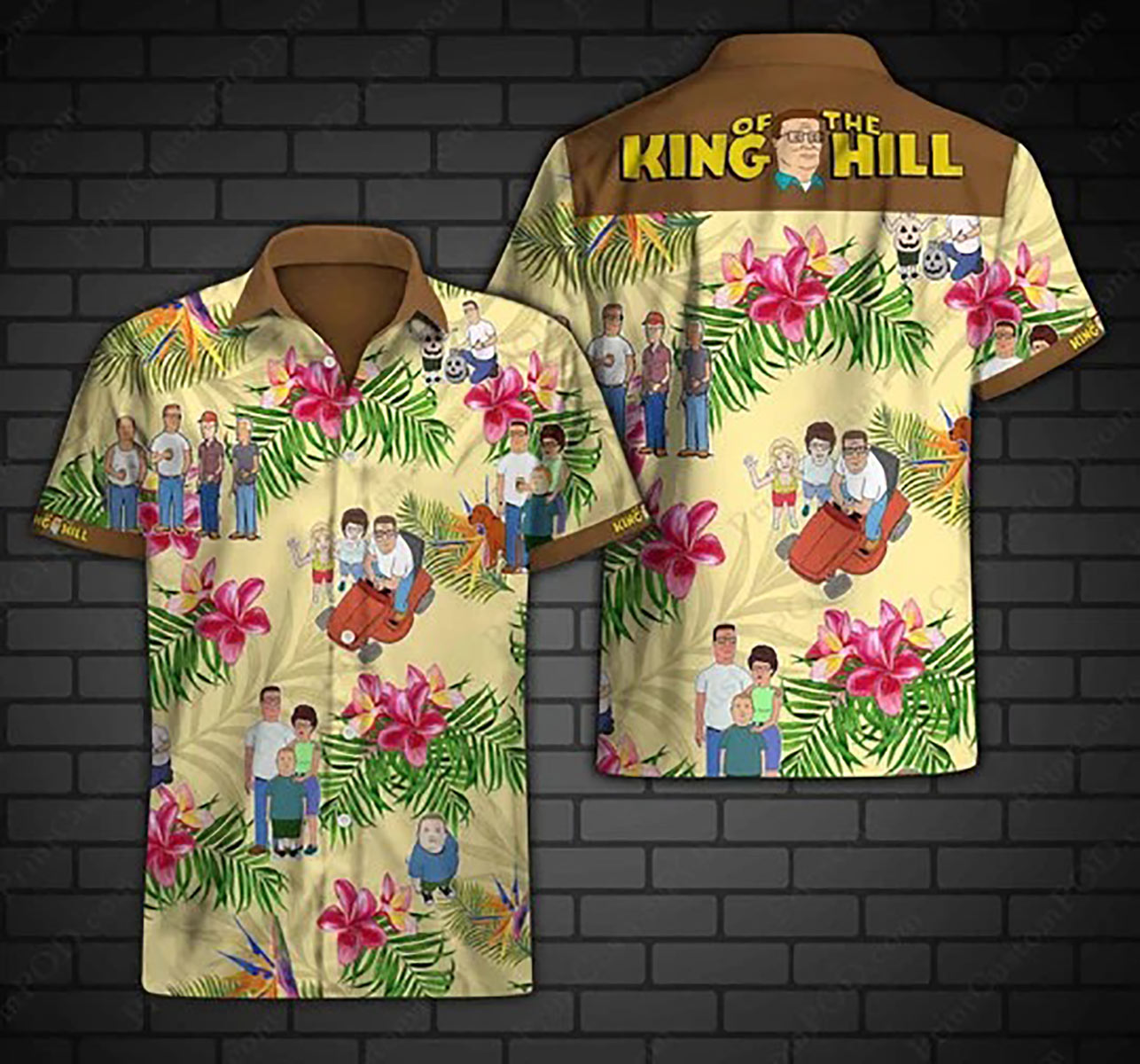 Hank Hill King Of The Hawaiian Shirt Aloha Beach Holiday 925 Ha68277