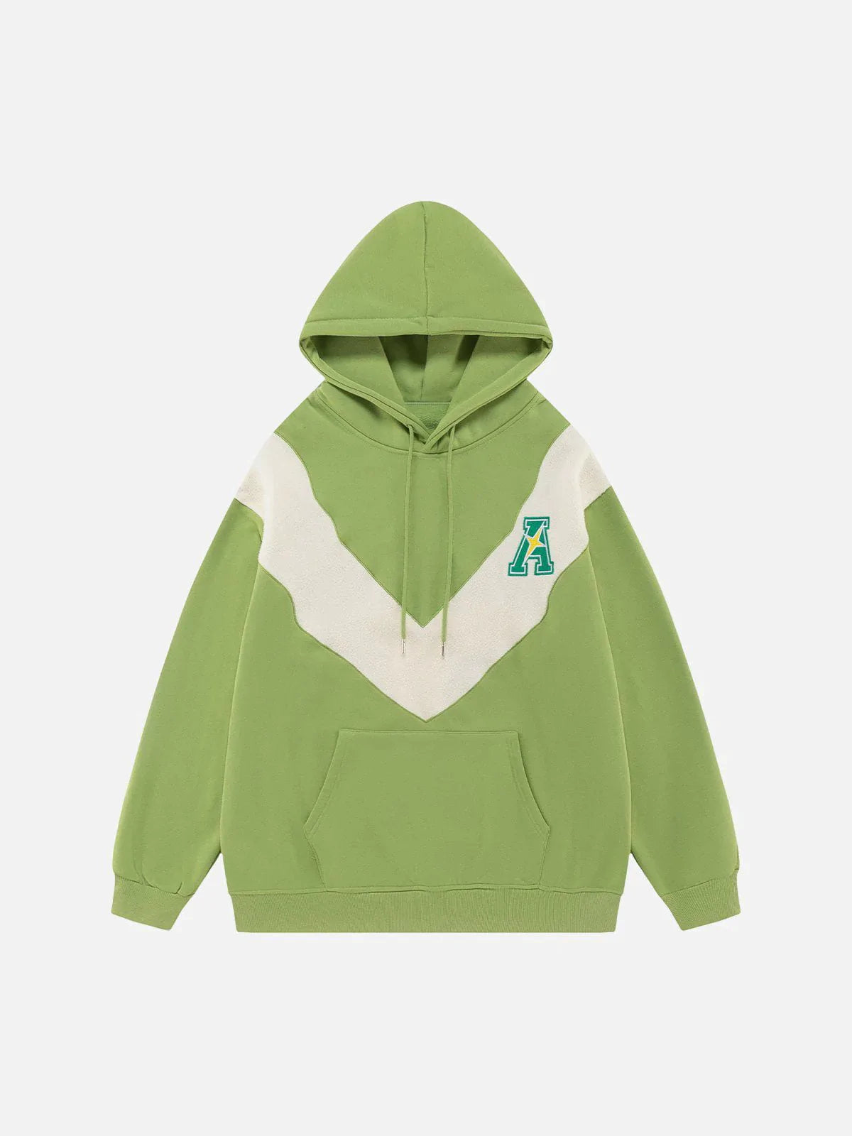 Talishko™ – “A” Print Color Blocking Hoodie