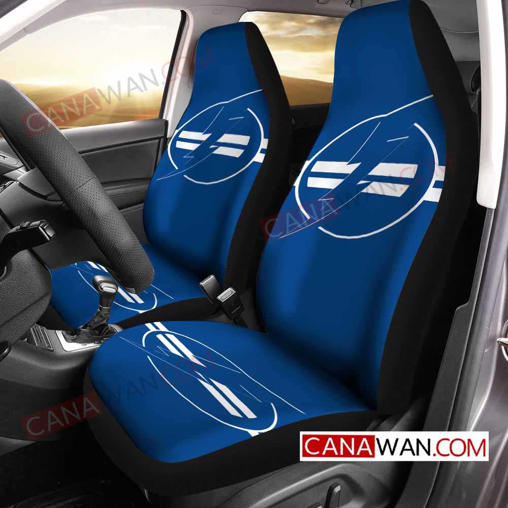 Tampa Bay Lightning Art Style79 3D Customized Personalized Car Seat Cover