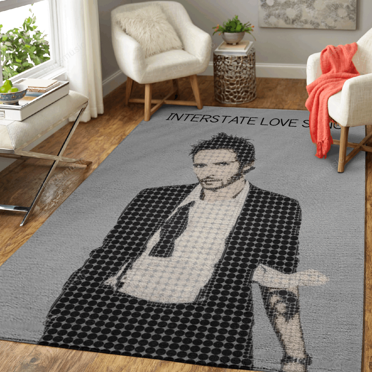 Interstate Love Song – Artwork Music Minimalist Art For Fans Area Rug Carpet