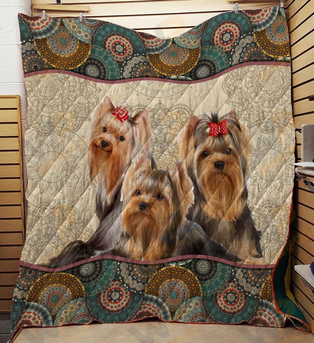 Yorkshire Terrier Quilt Blanket NDQ0926