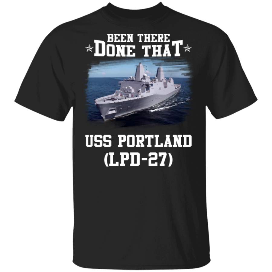 USS Portland LPD-27  Veterans Day Christmas Gift T-Shirt