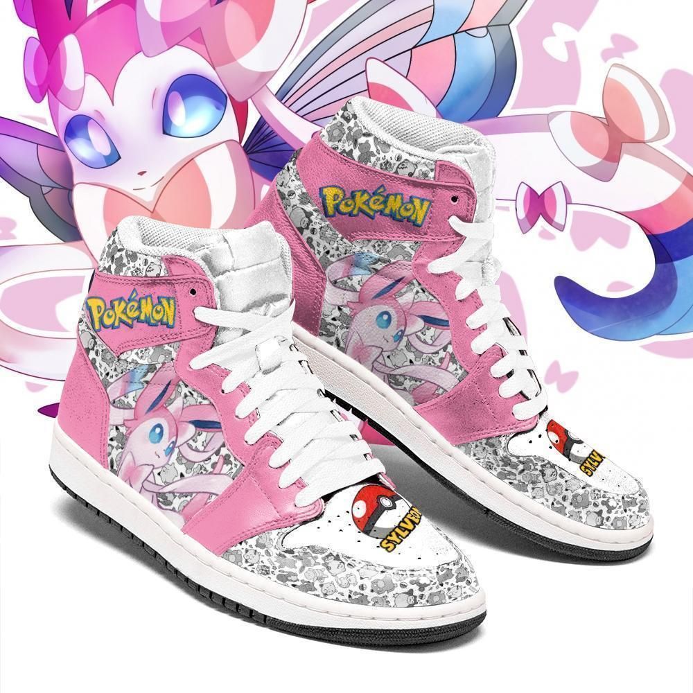 Sylveon Cute Pokemon Sneakers Air Jordan Shoes Sport