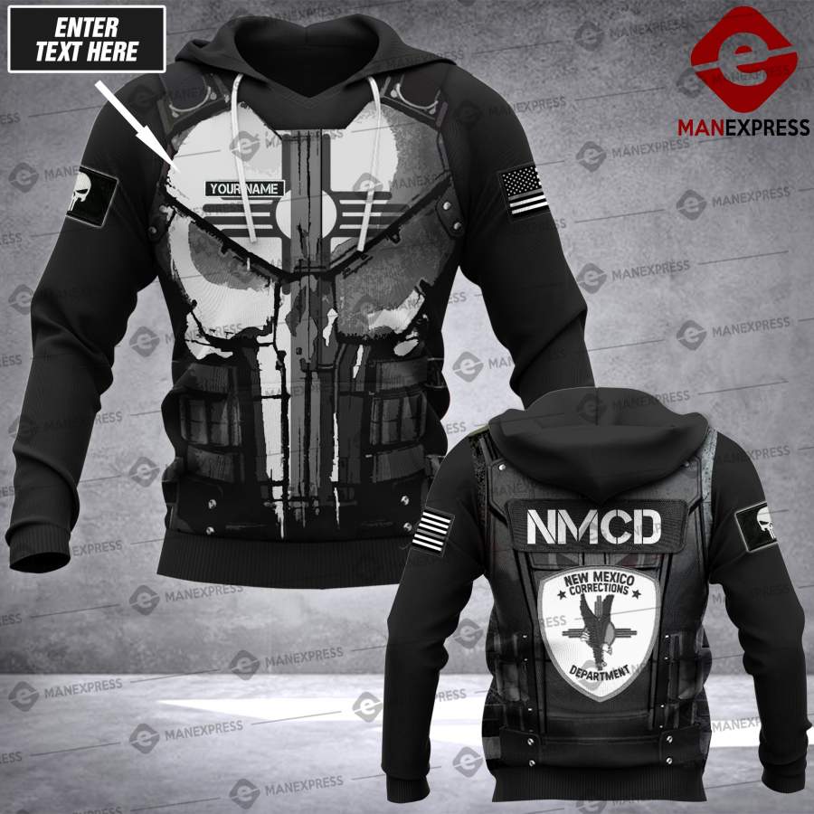 Customized Armor1 NMCD – New Mexico Corrections Department 3D HOODIE Correctional Officer LMT