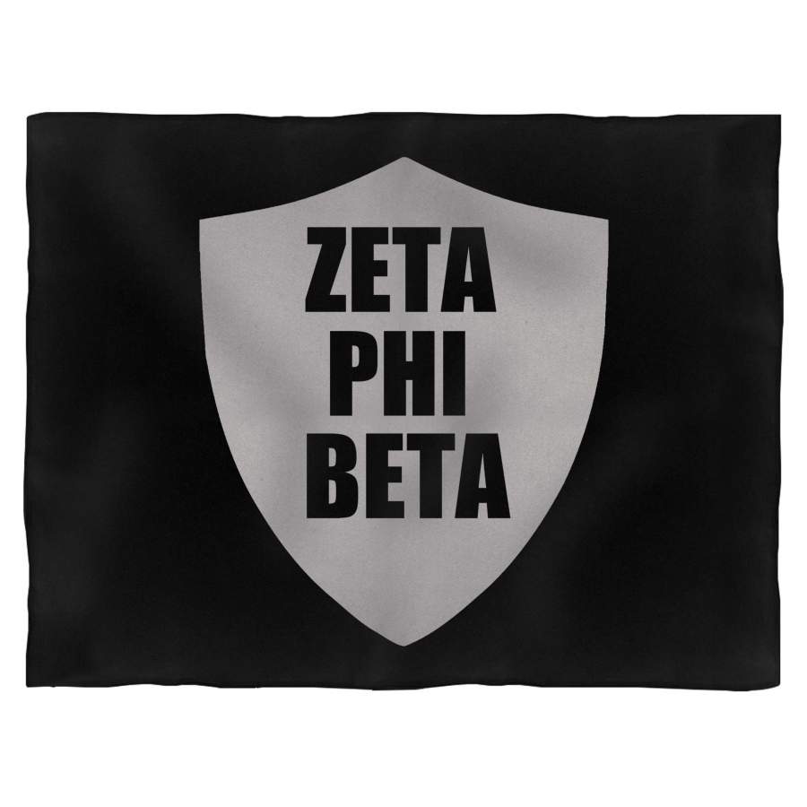 Zeta Phi Beta Crest Blanket