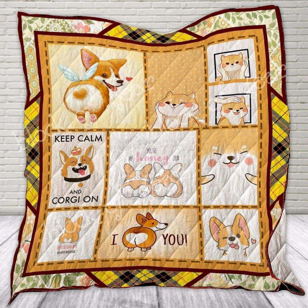 Corgi HUR7862 3D Customized Quilt CAMLI2307