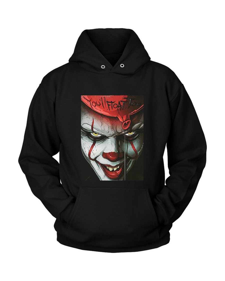 Youll Float Too It Clown Unisex Hoodie