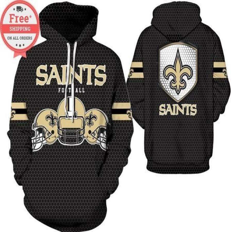 New Orleans Saints Football Team Printed Unisex Hoodie Unisex 3D All Over Print