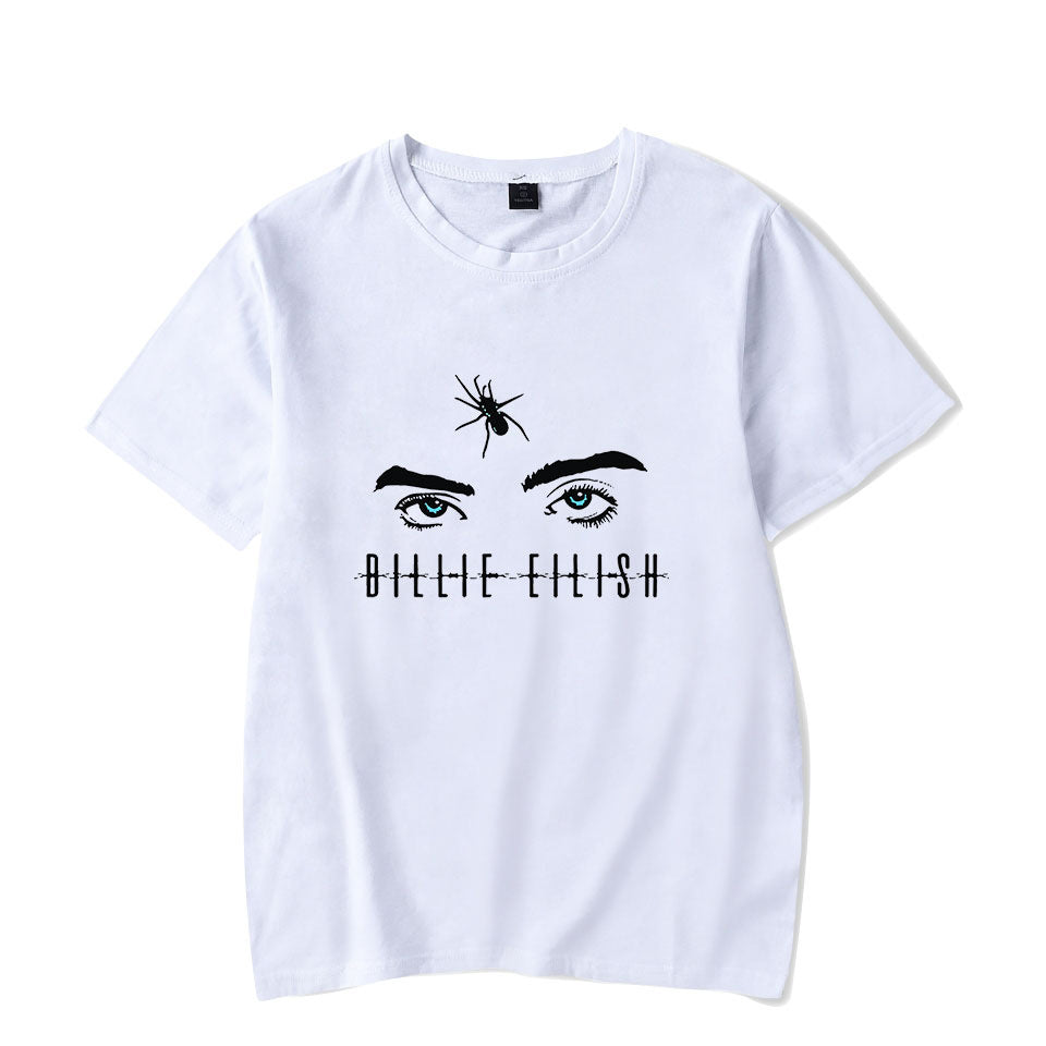 Billie Eilish Spider Mens & Womens Summer T Shirts Couple Top Tee