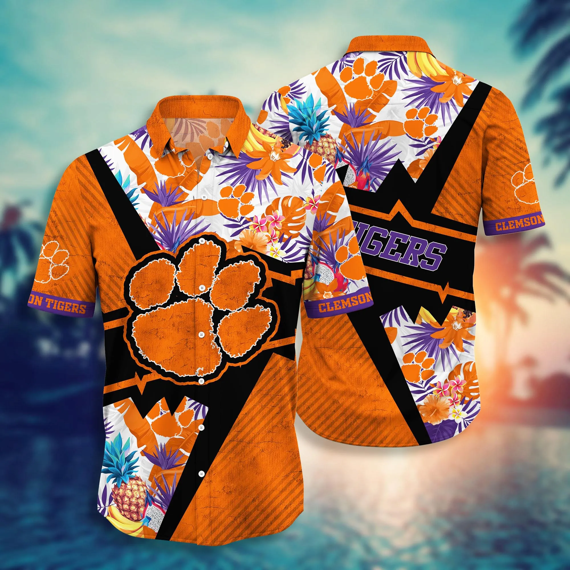 Clemson Tigers NCCA Hawaiian Shirt Warmth Aloha Shirt