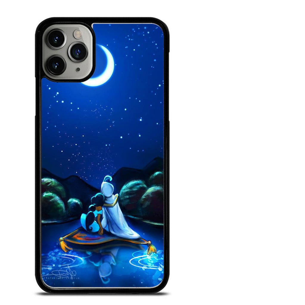 Aladdin And Jasmine Boating Night 3D Case Phone Cases