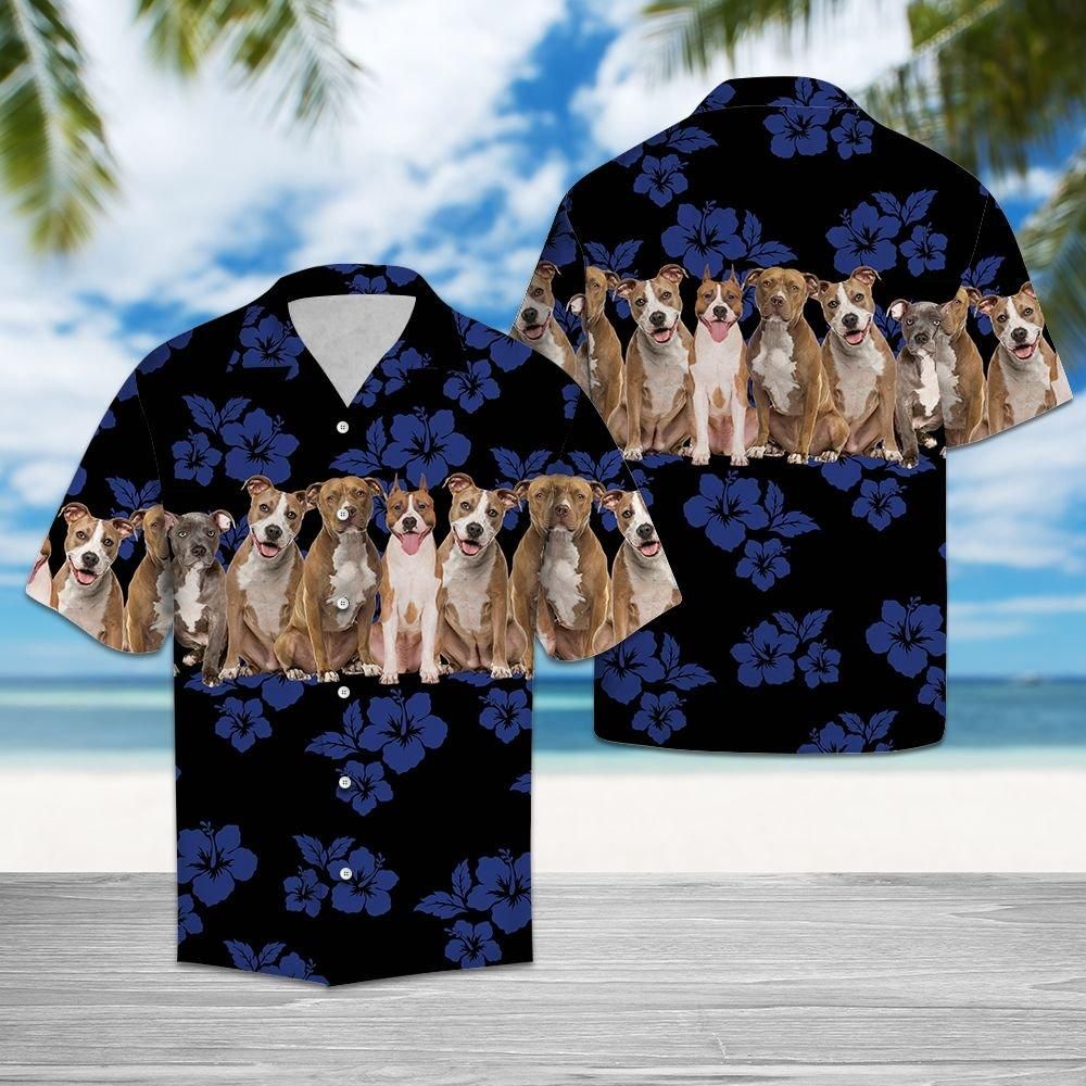 Aloha Shirt Awesome American Staffordshire Terrier Tg5721 – Hawaiian Shirt