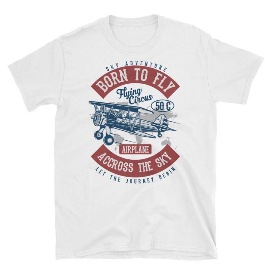 Born To Fly Across The Sky vintage Poster T-Shirt