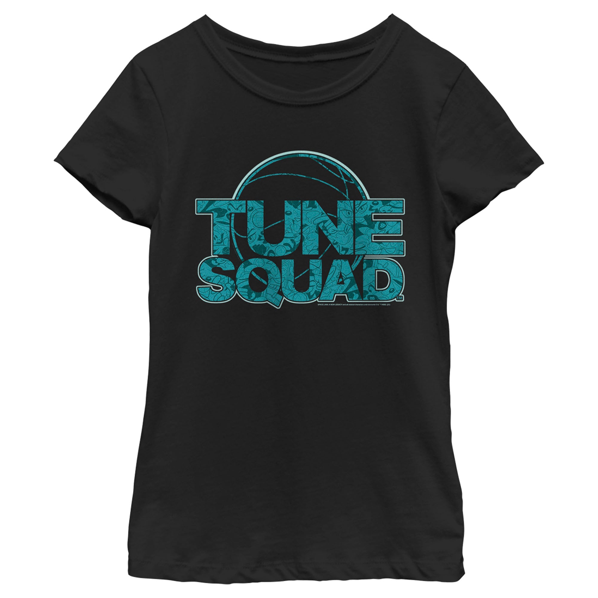 Space Jam: A New Legacy Girl’S Tune Squad Basketball Logo  T-Shirt