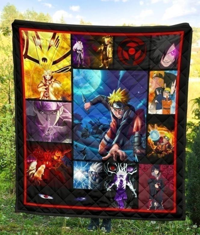 Naruto Anime Quilt Blanket For Fan NH08