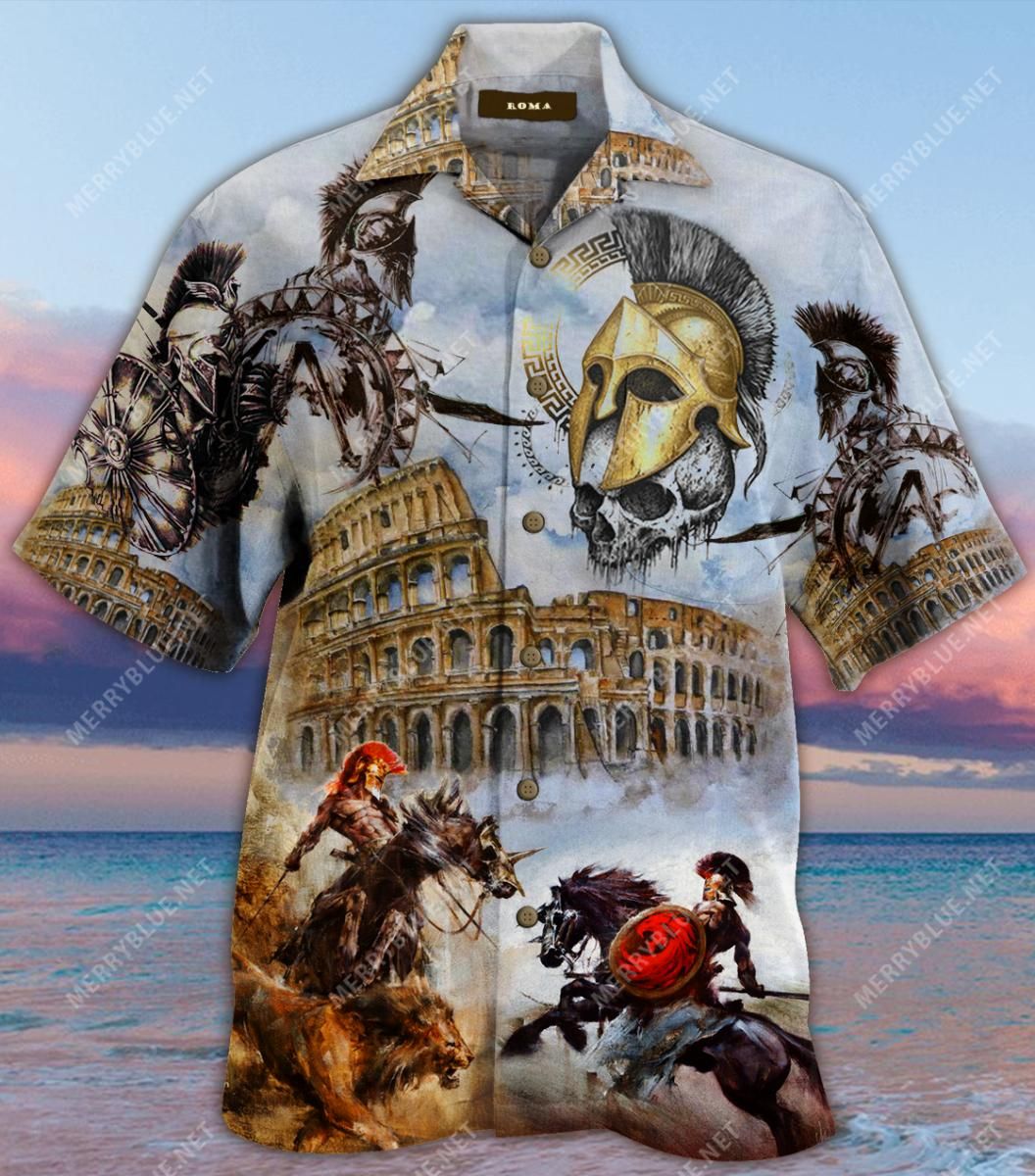 Amazing Roma Empire Hawaian Aloha Hawaiian Shirt Colorful Short Sleeve Summer Beach Casual Shirt For Men And Women