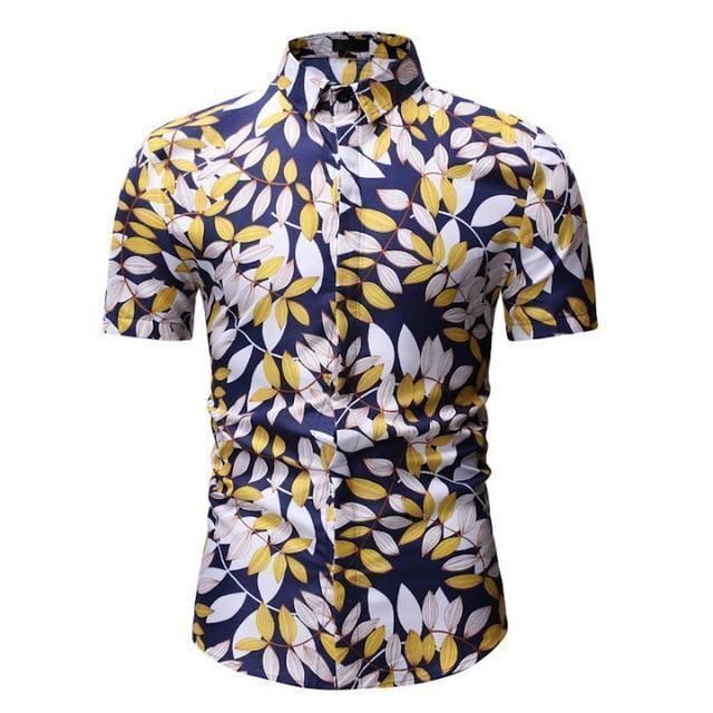 Shirt-Mens Summer Shirt, Hawaiian Shirt