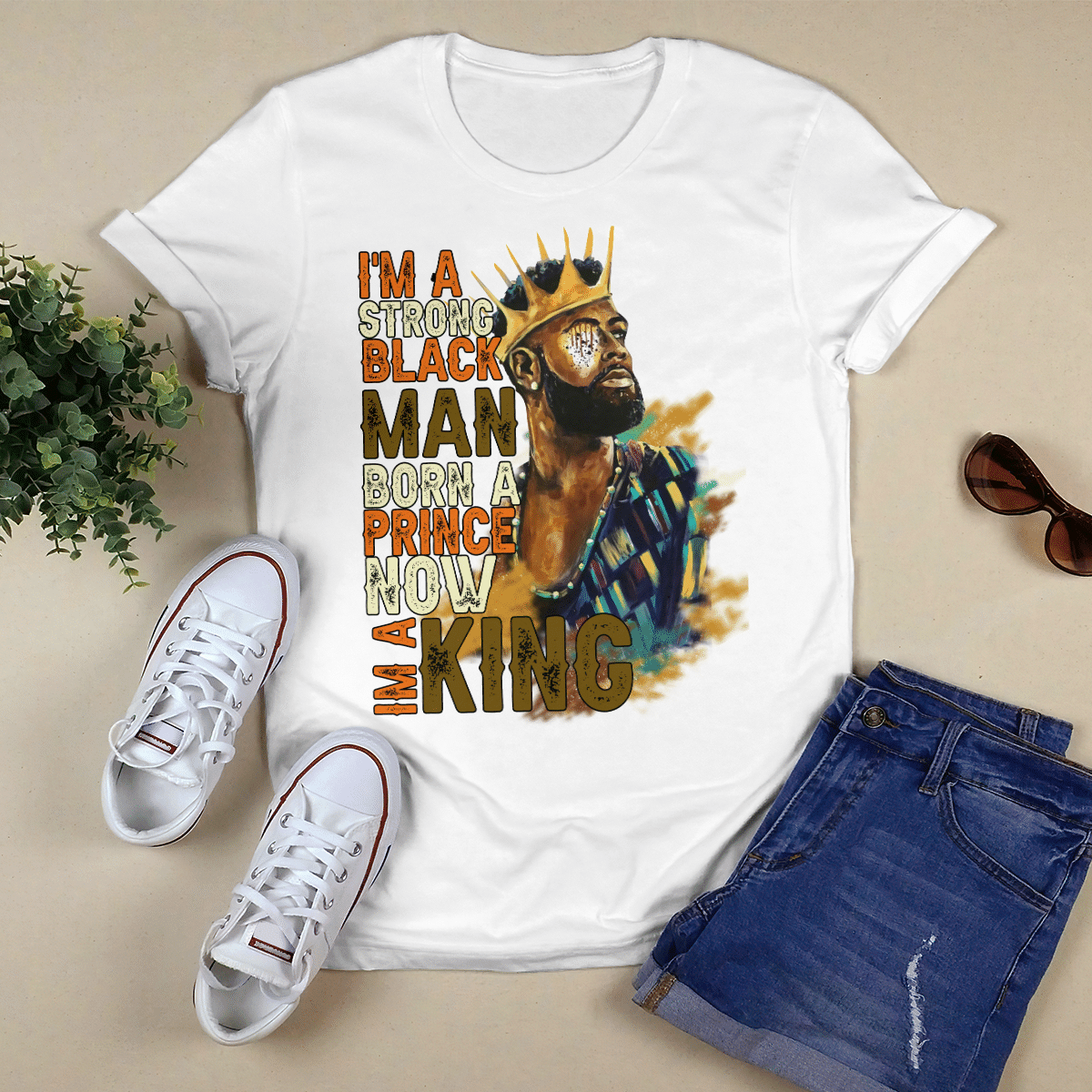 Shirt For Men Black King Shirt I’M A Strong Black Man Shirts