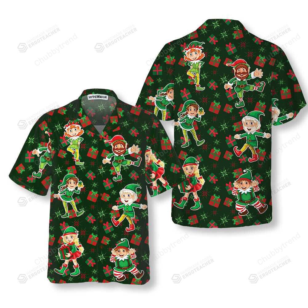 Christmas Elf Party Hawaii Shirt Ha14044