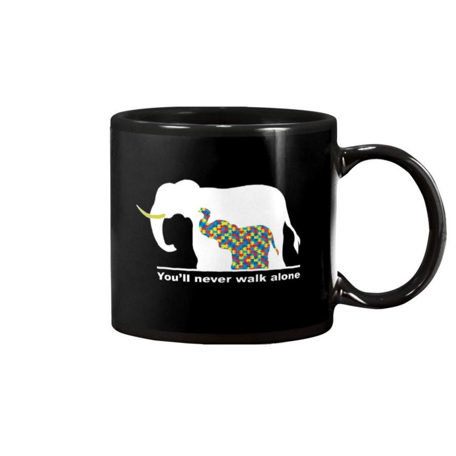 Autism Awareness- You’ll Never Walk Alone For Elephant Lovers Mug