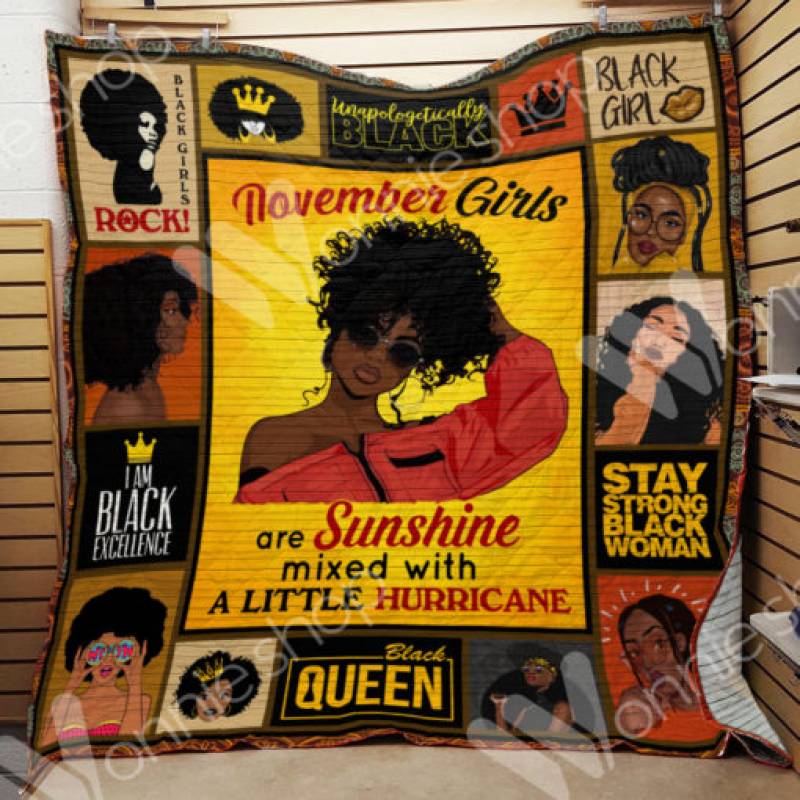 Black Woman Blanket OCT2401 79O39