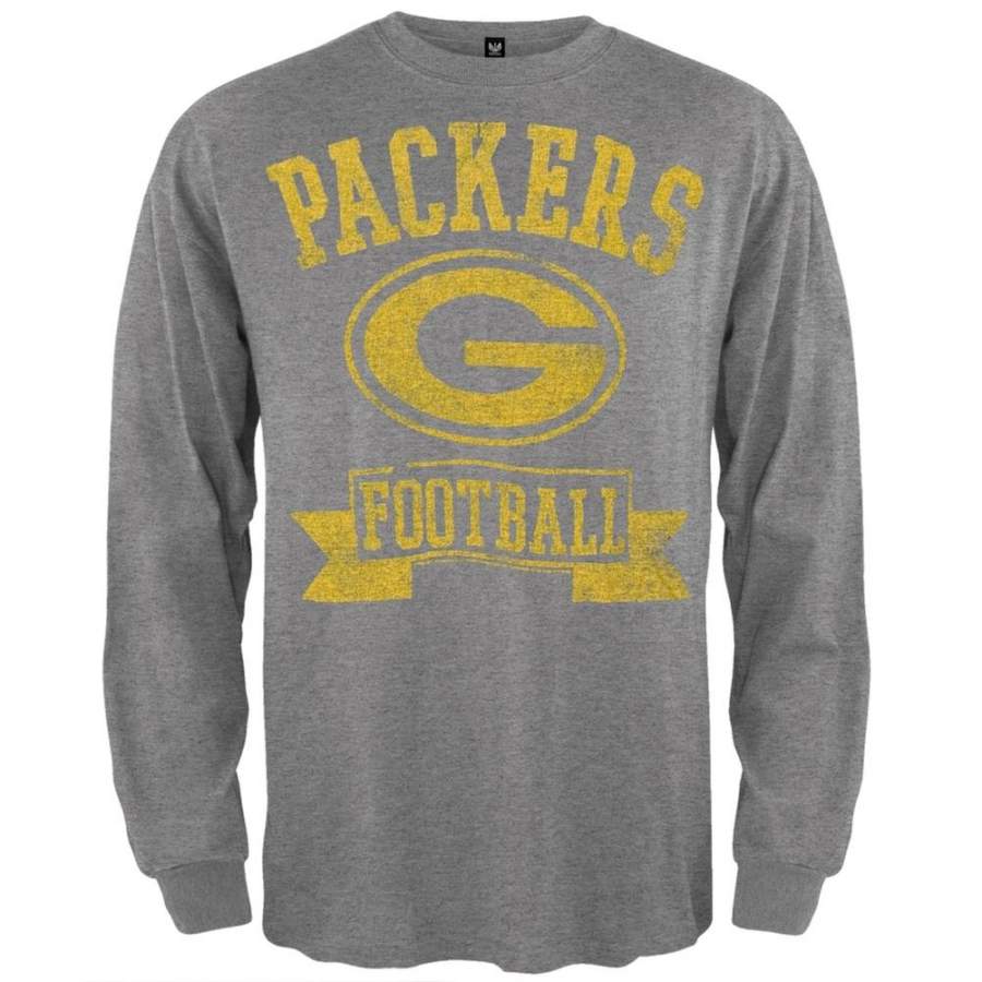 Green Bay Packers – Vintage Logo Long Sleeve T-Shirt