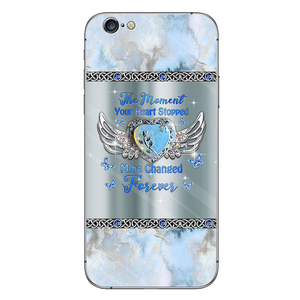 The Moment Your Heart Stopped Memorial Personalized 3D Pattern Print Phone Case