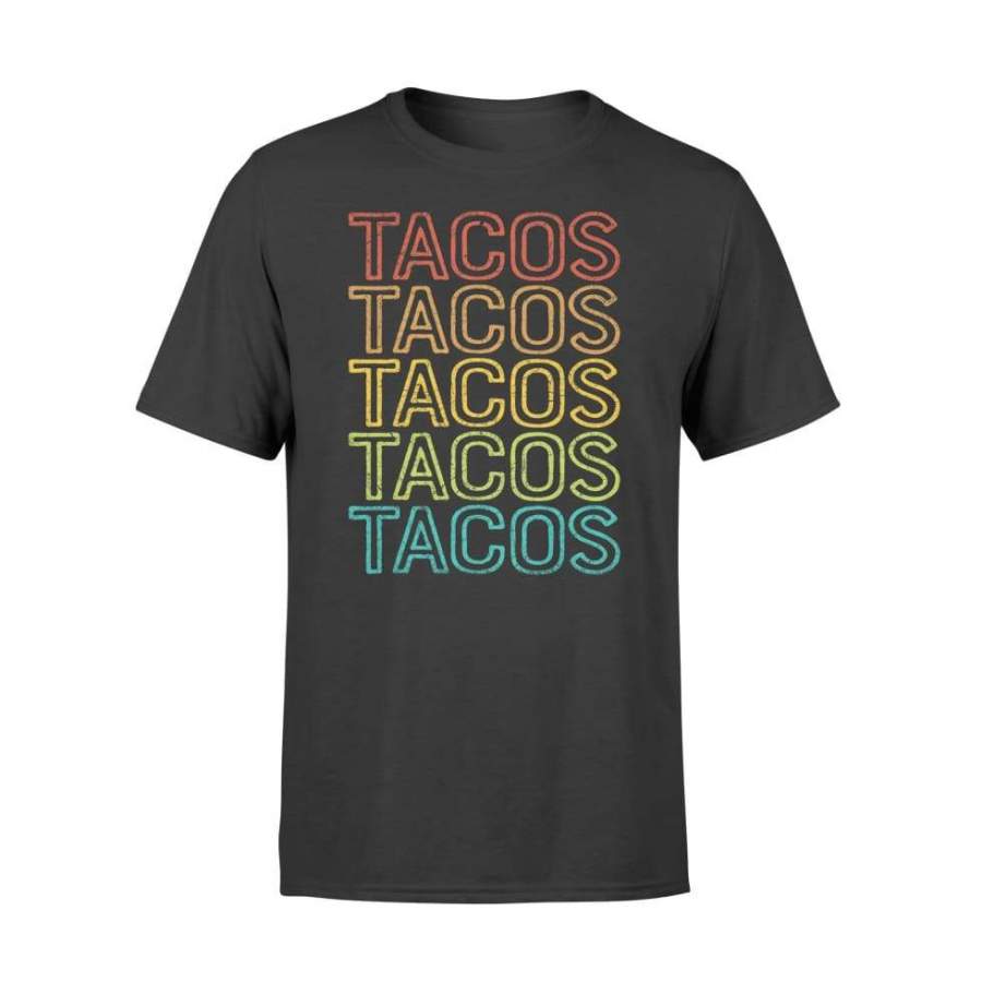 Taco Tmen Women Retro Tacos Vintage Tuesday Mexican – Standard T-shirt