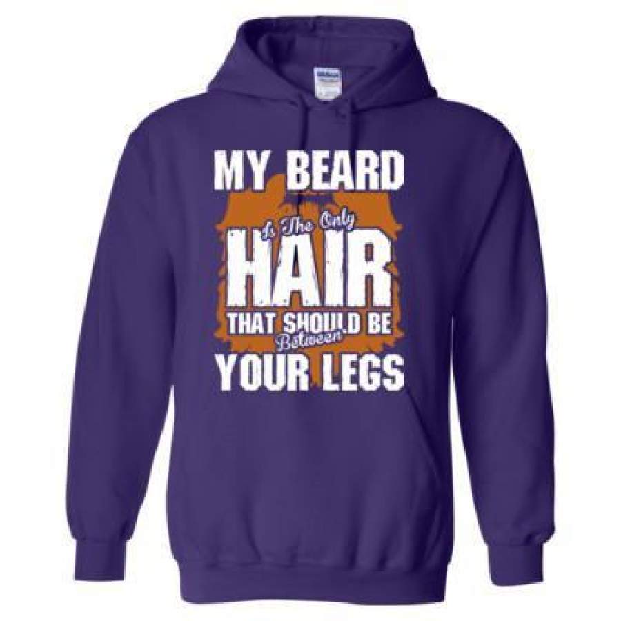 AGR My Beard Is The Only Hair That Should Be Between Your Legs – Heavy Blend™ Hooded Sweatshirt
