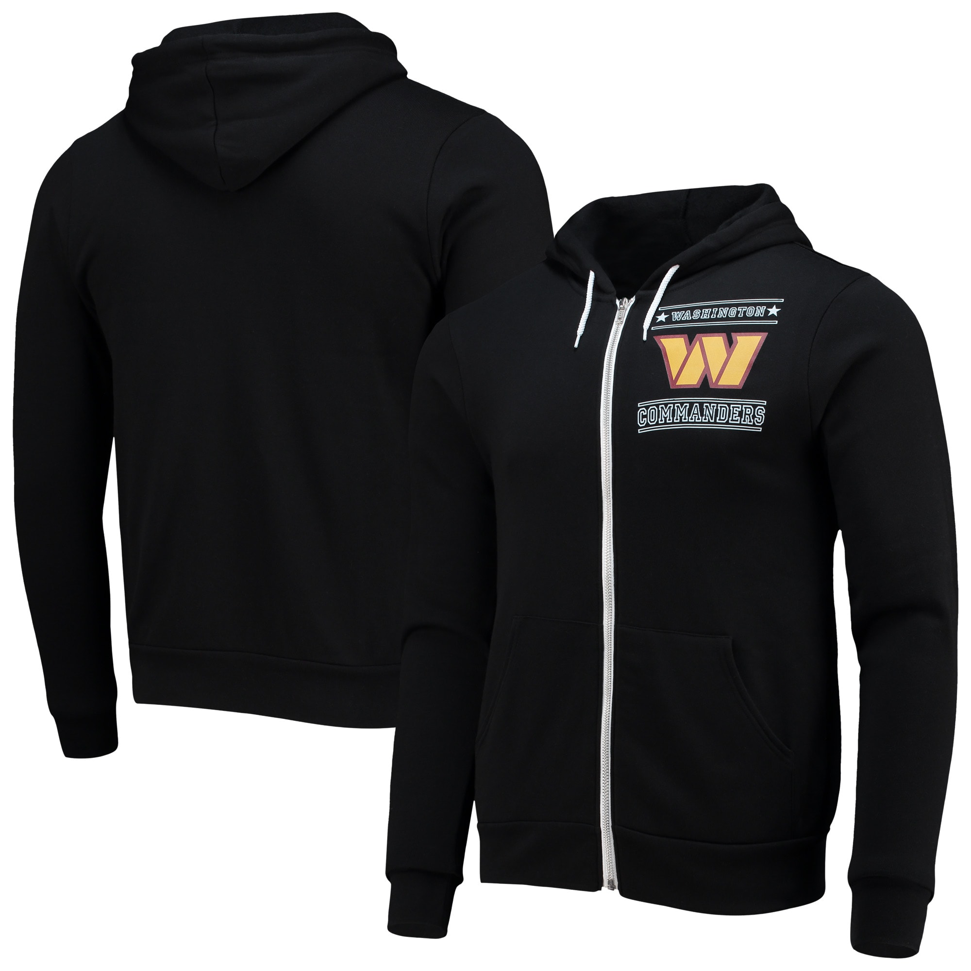 Washington Commanders NFL X Darius Rucker Collection By Sponge Fleece Full-zip Hoodie – Black