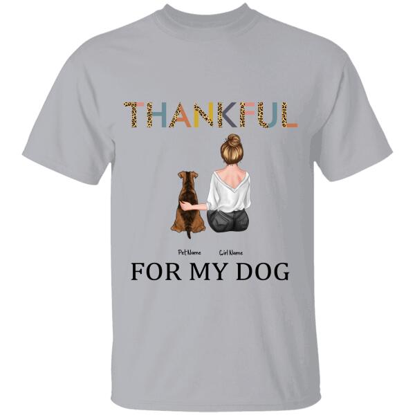 Thankful For My Dogs Personalized T-Shirt Ts-Nb761