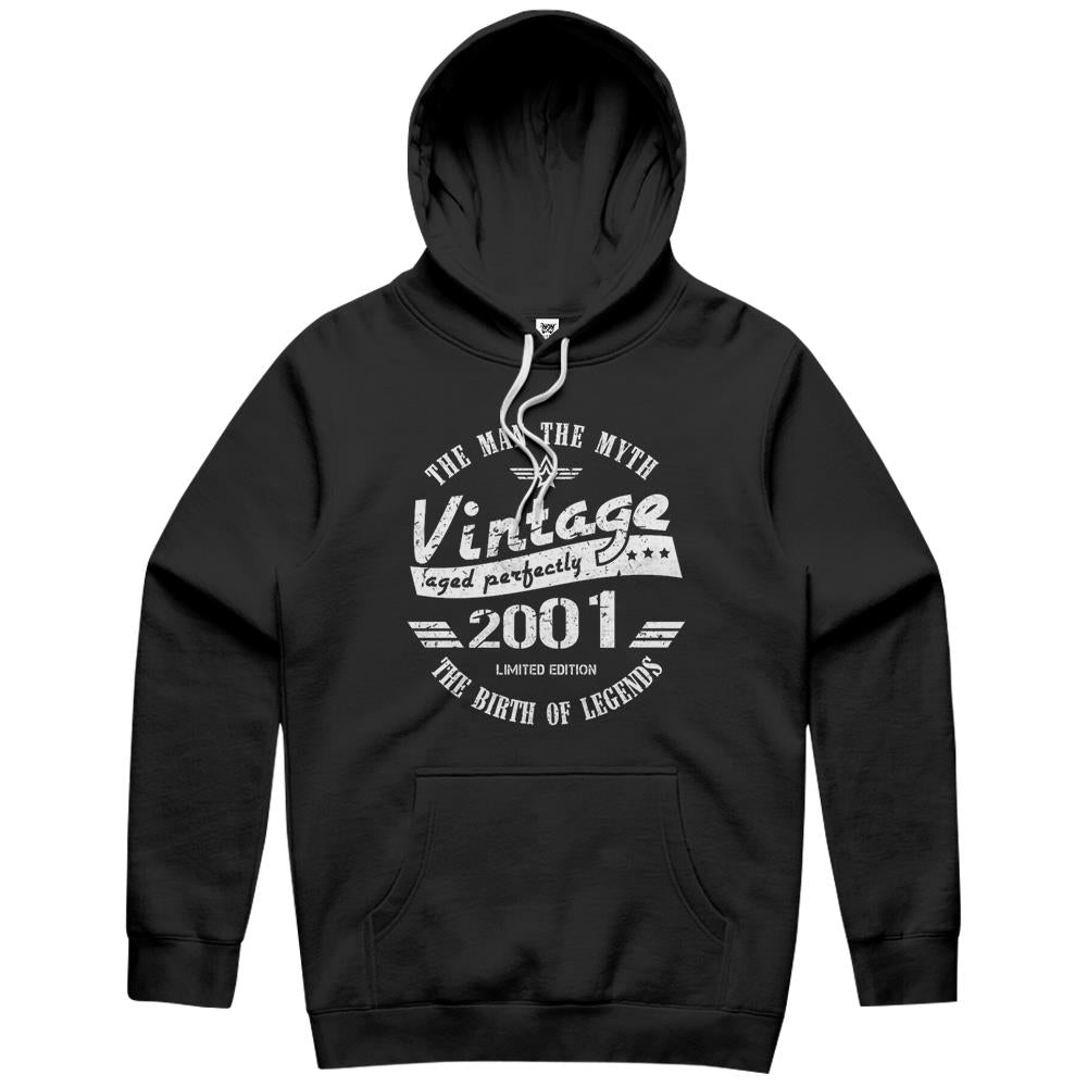 Vintage 2001 – 21St Birthday Gift For Men Hoodie